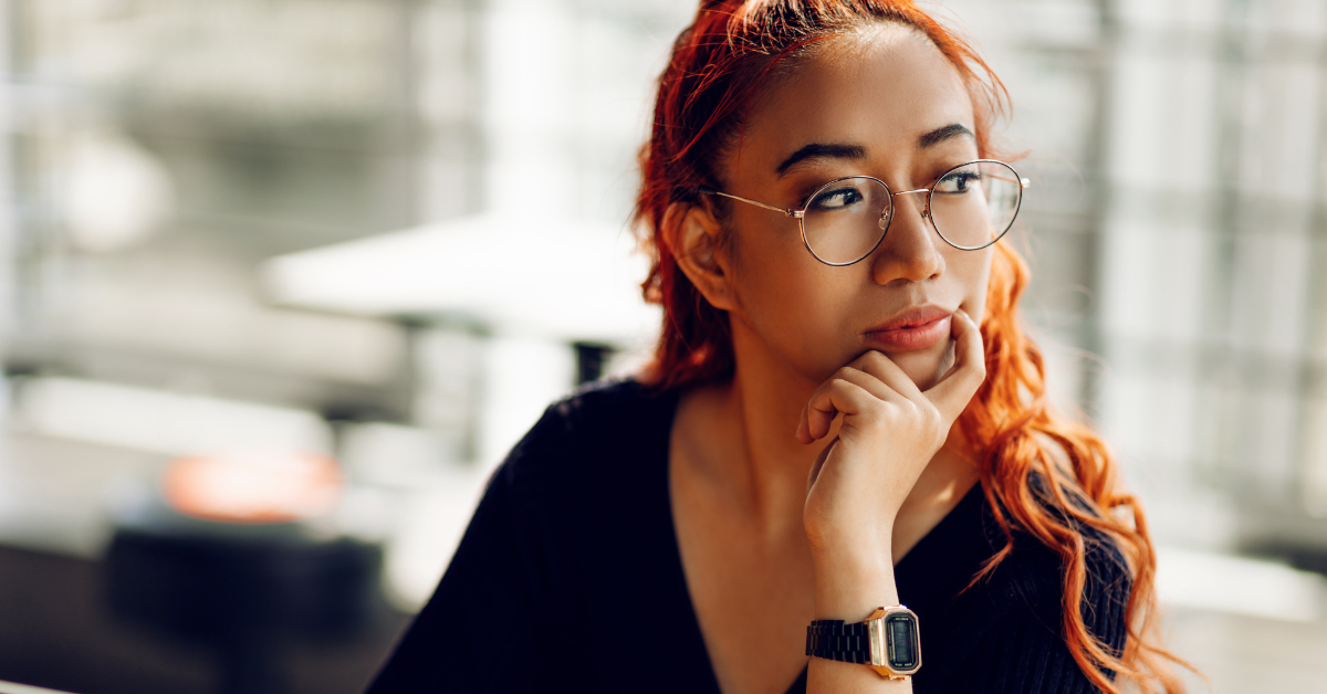 a woman reflecting on intraday liquidity