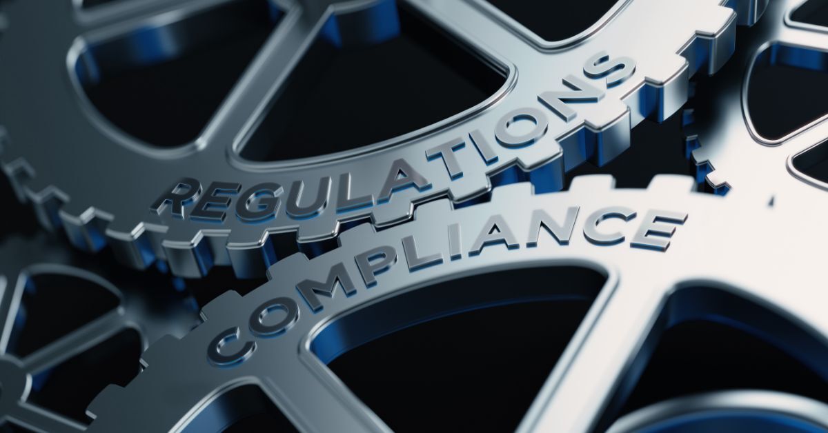 regulations and compliance cog wheels turning