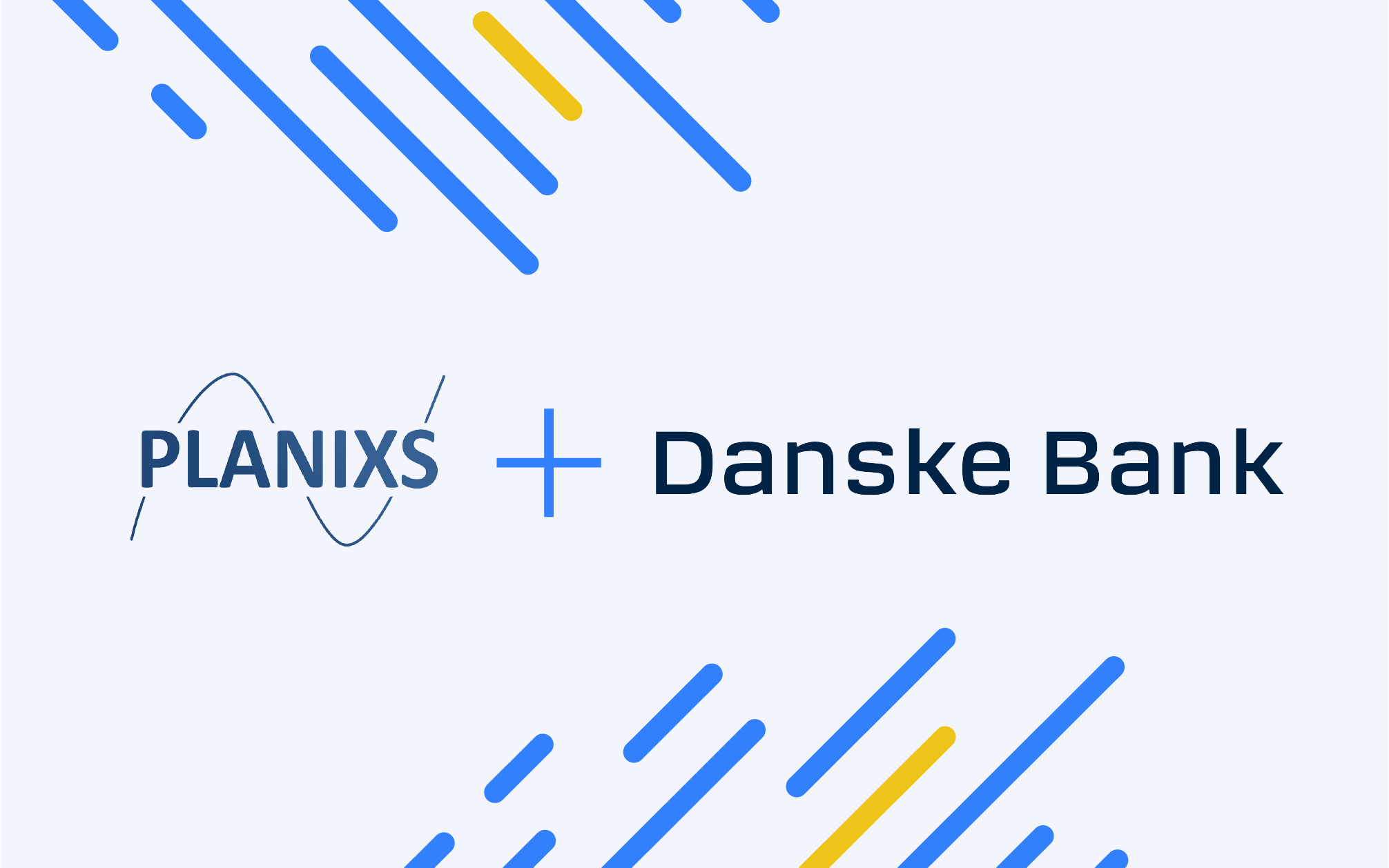 Danske + Planixs Danske Bank and Planixs logos